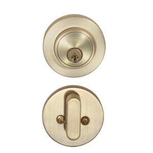 U.L. Round Low-Profile Deadbolts